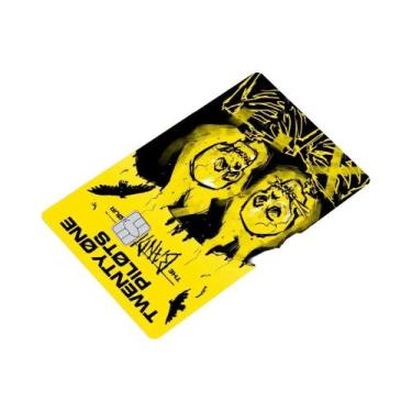 Imagem de Adesivo De Pele De Cartão De Crédito T-Twenty O-One P-Pilots Filme Par