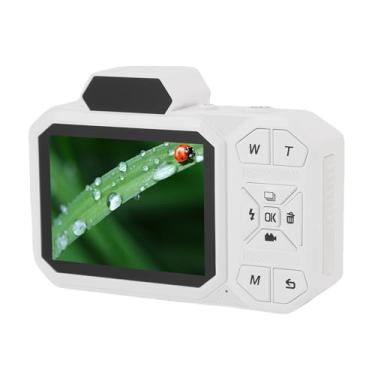 Imagem de Zopsc Câmera 4K Câmera de 65MP Câmera VLOG AutoFocus Com Zoom Digital 18x e Flash LED para Fotografia Viagens Hd Video (WHITE)