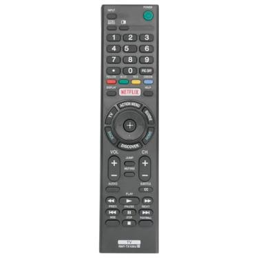 Imagem de RMT-TX100U RMTTX100U Ajuste remoto substituído para Sony Bravia TV XBR75X850C XBR-55X855C KDL-50W800BUN1 com botão Netflix