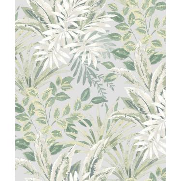 Imagem de Papel de Parede Time Folhagem Verde TJ3206