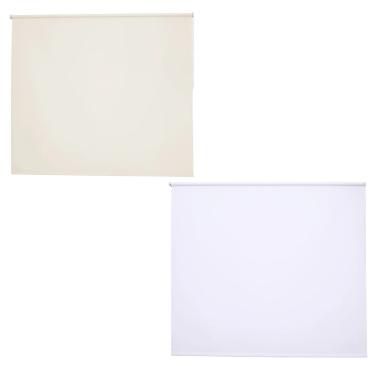 Imagem de Persiana Rolo Translucida 140 x 140 cm Cortina  Evolux Toucher Sala Quarto Escritório