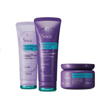 Imagem de Combo Eudora Siàge Hidratação Micelar 3 itens-Unissex
