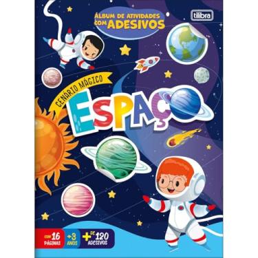 Imagem de Tilibra - Álbum de Atividades com Adesivos Cenário Mágico Espaço 8 Folhas