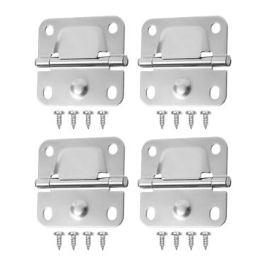 Imagem de Gralara Dobradiça de substituição para refrigeradores, acessórios profissionais resistentes em aço inoxidável para 6250, 4 Peças