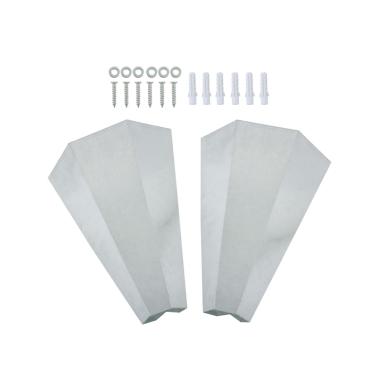 Imagem de YSMN Cone de funil de design de fundo plano de retenção de aves de aço galvanizado médio para frango, pássaros e perus