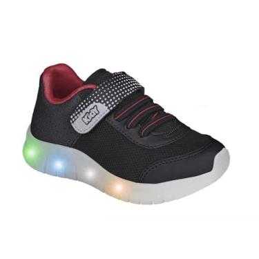 Imagem de Tênis Infantil Menino Kidy Light Fun Preto 29