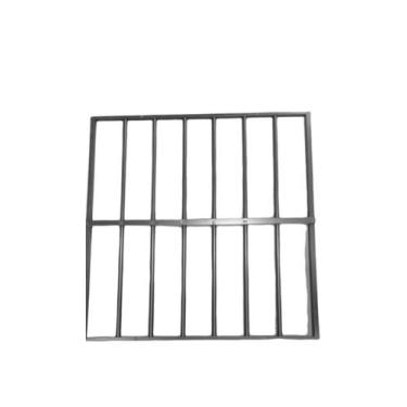 Imagem de Grade De Proteção Em Alumínio Esquadrias Brasil 90X90Preto - Esquadria