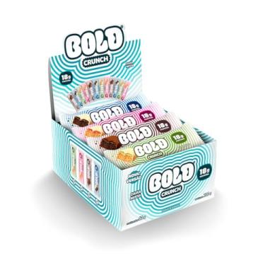 Imagem de Barra de Proteína Bold Crunch Caixa Mista 60 g - 18 g de Proteína 12 Unidades Mistas
