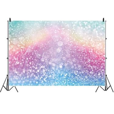 Imagem de Yeele Pano de fundo Bokeh colorido de 3,7 x 1,8 m com bolinhas brilhantes Bokeh de sonho brilhante para casamento, chá de panela, festa de aniversário, banner, decoração, retrato, sessão de fotos