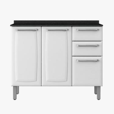 Imagem de Gabinete Cozinha Itatiaia Luce IG3G2 105 Branco