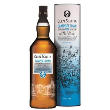 Imagem de Whisky Glen Scotia Campbeltowm Single Malt 1L Teor: 46% Finalizado Em PX Sherry Sem Filtragem Rico em Sabor Escocês