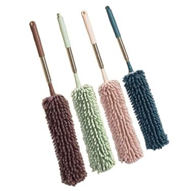 Imagem de Espanador de Microfibra Extensível até 1,30m Lavável Cabo de Inox