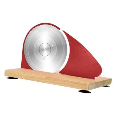 Imagem de Ｂｅｓｇａ Fatiador de pão manual, cortador manual, ferramenta de cozimento, ferramenta de fatiar de ferro fundido, cortador de pão para pães caseiros, frutas e, Vermelho