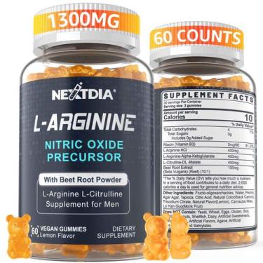 Imagem de Suplementos Gomas de óxido nítrico de L-arginina Nextdia 1300mg