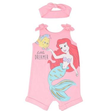 Imagem de Macacão Disney Princess Little Mermaid Ariel Baby Girl 0-3M