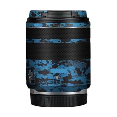 Imagem de 85 2 Adesivos para lentes de câmera antirarranhões para Canon RF 85 mm F2 Coat Vinil Película Protetora Decalques (Knight Blue)