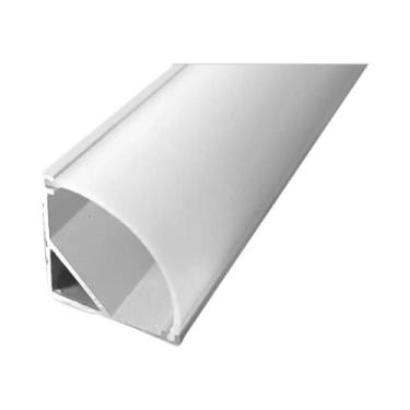 Imagem de Fita LED Prateada Preta De 50CM Com Canal De Perfil De Alumínio Para D