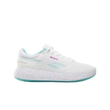 Imagem de Reebok Tênis unissex DMX Comfort + 2.0, Ftwr White Ai Aqua Purple Rave, 38.5 EU