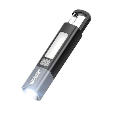 Imagem de Lanterna de trabalho de LED portátil de 1200 mAh, luz de flash COB Side G1, 3 modos de foco com zoom, branca, impermeável, potente, super brilhante, EDC, emergência ao ar livre, mini recarregável