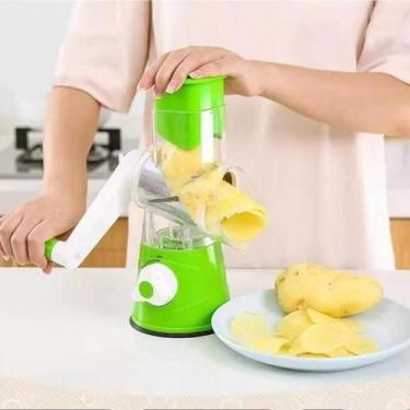 Imagem de Cortador Fatiador Legumes 3 Em 1 Lâminas Inox - SHOP ALTERNATIVO