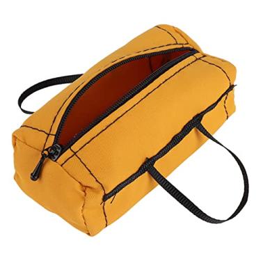 Imagem de Generic Bagagem de Bagagem RC, Barragem Fina Robusta Resistente a Desgaste RC 1/10 Mini - Realista para Decoração (Amarelo)