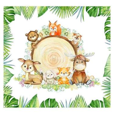 Imagem de Papel de Parede Adesivo Infantil Safari Animais Quarto Criança - 659pc