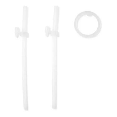 Imagem de Kit Canudos e Válvulas de Reposição p/ Garrafas Skip Hop Zoo, Branco