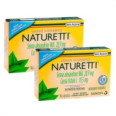 Imagem de Kit com 2 - Naturetti - Laxante Fitoterápico com 16 Cápsulas - Hypera