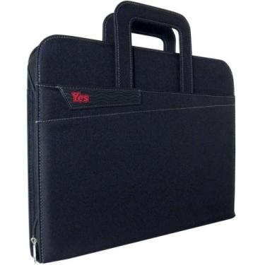 Imagem de Fichário Maleta Argolado c/ Zíper - 30 Folhas - Yes - PRETO