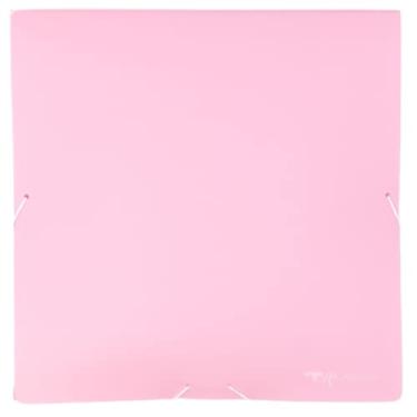 Imagem de Craftelier - Pasta com fecho elástico para papel, papelão, materiais de álbum de recortes e outros artesanatos | Rosa - Tamanho 30 x 30 cm (12 x 12 polegadas)