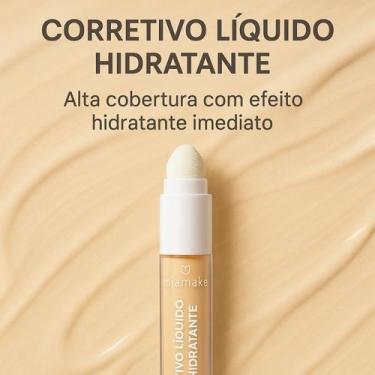 Imagem de Corretivo Líquido Hidratante MiaMake Alta Cobertura