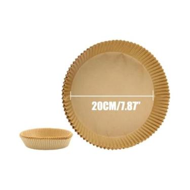 Imagem de Forro De Papel Pergaminho Descartável Para Fritadeira a Ar, 50 Peças, 