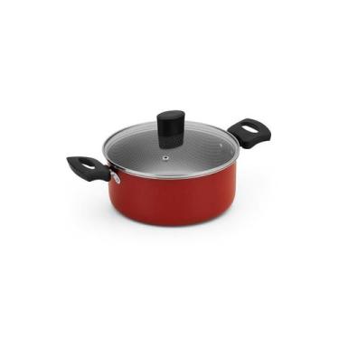 Imagem de Panela Alumínio Antiaderente 22Cm Tampa Alegrete