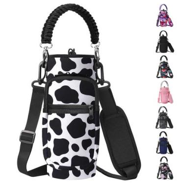 Imagem de Bolsa de manga para garrafa de água AceTreker Neoprene 1L-3L com alça