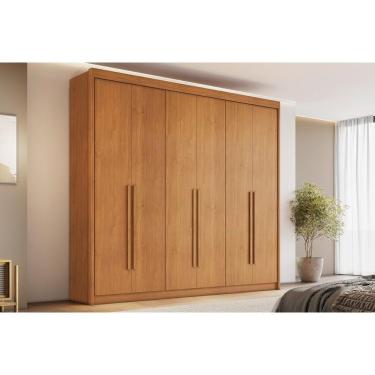Imagem de Guarda Roupa Casal 6 Portas E 6 Gavetas Santiago Cinamomo - Conquista