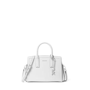Imagem de Michael Kors Bolsa pequena Laila, branca óptica, Branco óptico