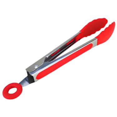 Imagem de Pegador de Silicone e Inox Vermelho