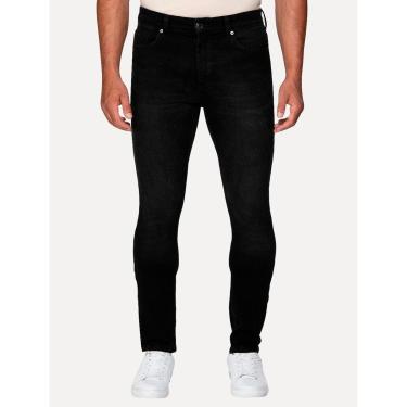 Imagem de Calça Guess Jeans Masculina Skinny Jet Black Tag Preta-Masculino
