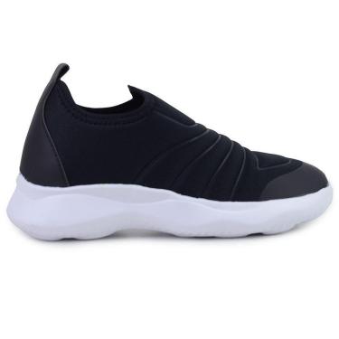 Imagem de Tenis Infantil Menina Novope Liso Preto - 301011-Feminino