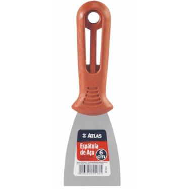 Imagem de Espátula de Aço 6cm Carbono com Cabo de Plástico - 175/6 - PINCÉIS ATLAS