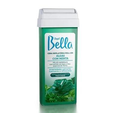 Imagem de Cera Depilatória Roll-On Depil Bella 100g Algas e Menta