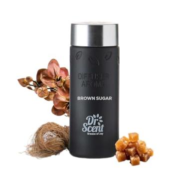 Imagem de Dr Scent Breeze of Joy Difusor de aroma de açúcar mascavo, com notas distintas flor de orquídea marrom | Essência forte vetiver | Terminando com notas de açúcar doce (500 ml)