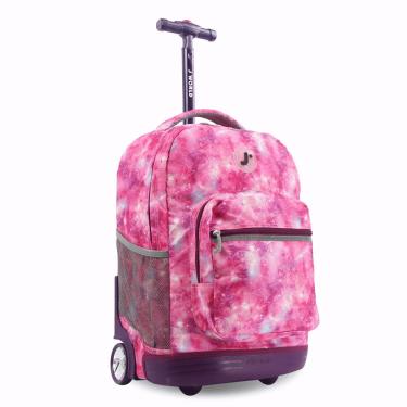 Imagem de Mochila com rodinhas J World Girls Sunrise 18 Purple Galaxy