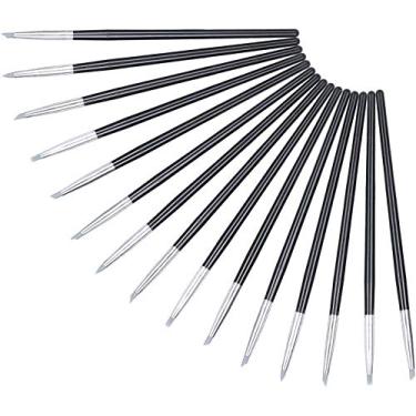 Imagem de RiToEasysports Pottery Clay Sculpture Silicone Pen Conjunto de Ferramentas de Pintura Detalhadas para o Líquido de Mascaramento de Arte, 15pcs de Madeira Preta de Escultura de Argila, Tinta Aquarela para Artistas e Iniciantes