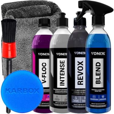 Imagem de Kit Sintra Fast 500ml Vonixx Intense 500ml Vonixx Blend Spray 500ml Vonixx V-Floc 500ml Vonixx e Acessórios Karbox