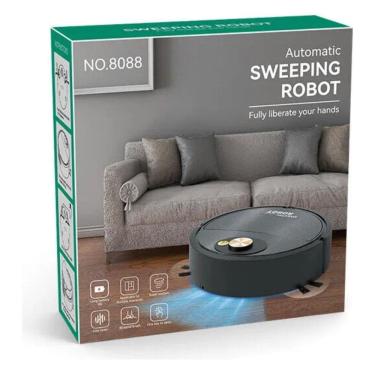 Imagem de Robô Aspirador Elétrico Automático De Pó Limpa Casa