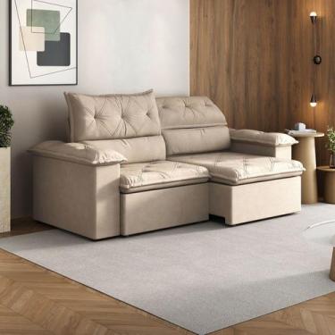 Imagem de Sofá Retrátil e Reclinável 240cm Cupuaçu CabeCasa MadeiraOriginals - C