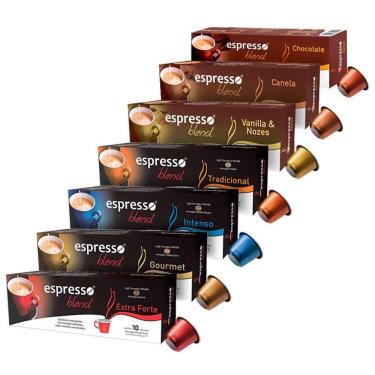 Imagem de Super Kit Espresso Blend Cápsulas Café Compatíveis Nespresso