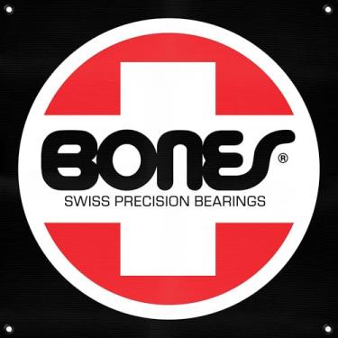Imagem de Bones Rolamentos Banner OG Swiss Black 76.2 cm x 76.2 cm