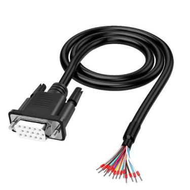 Imagem de Cabo de extensão RS-232 Jienk VGA fêmea DB15 2m